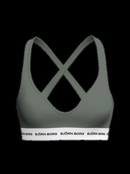 Björn Borg Logo Bralette Grøn, XXL