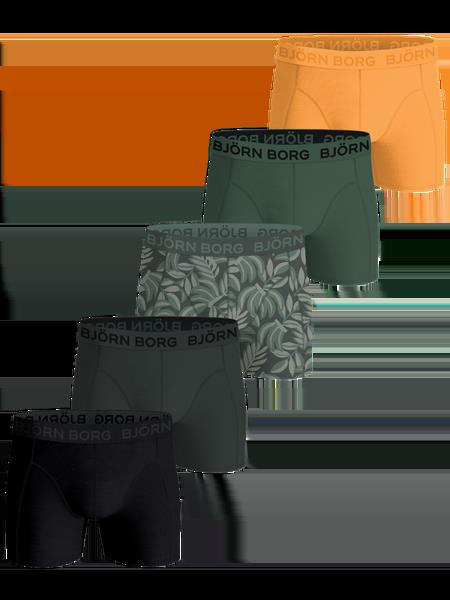 Björn Borg Cotton Stretch Boxers 5-pack Sort, XXL