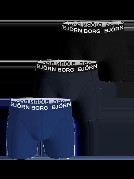 Björn Borg Bamboo Cotton Blend Boxers 3-pack Sort, XXL