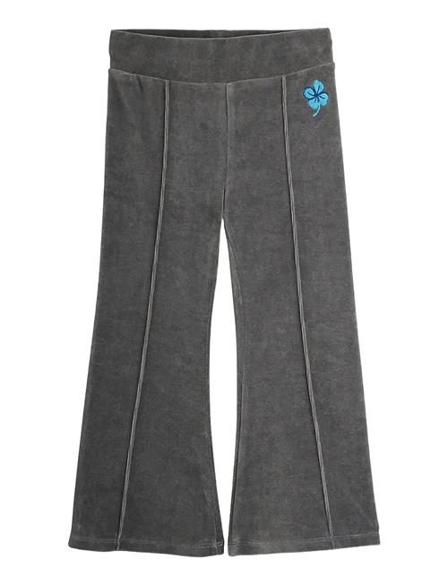 Mini Rodini | Clover Emb Velour Flared Trousers | 104/110