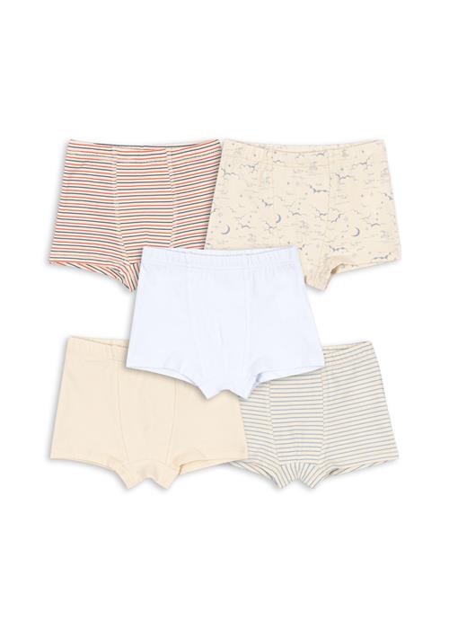 Konges Sløjd GOTS Basic 5-pak Boxershorts Multi  Multi 7-8 Y    7-8 år  mand