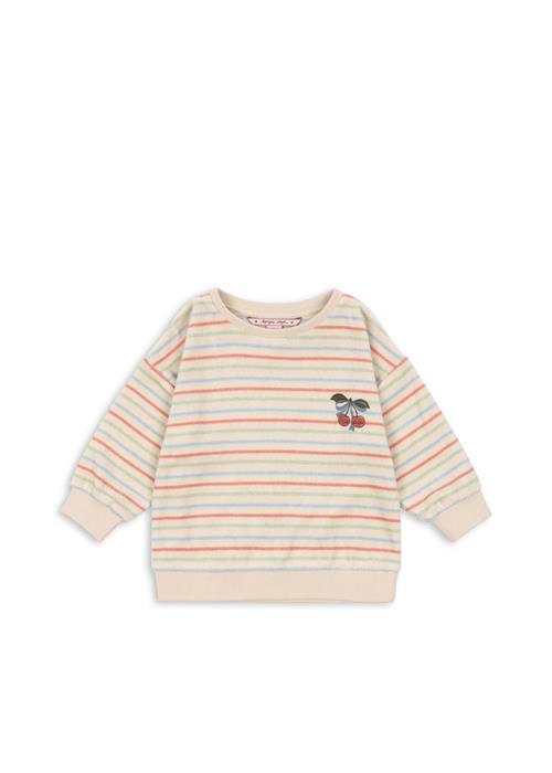 Konges Sløjd Itty Rib Sweatshirt Confetti Stripe  Confetti Stripe 18 months    18 måneder  kvinde