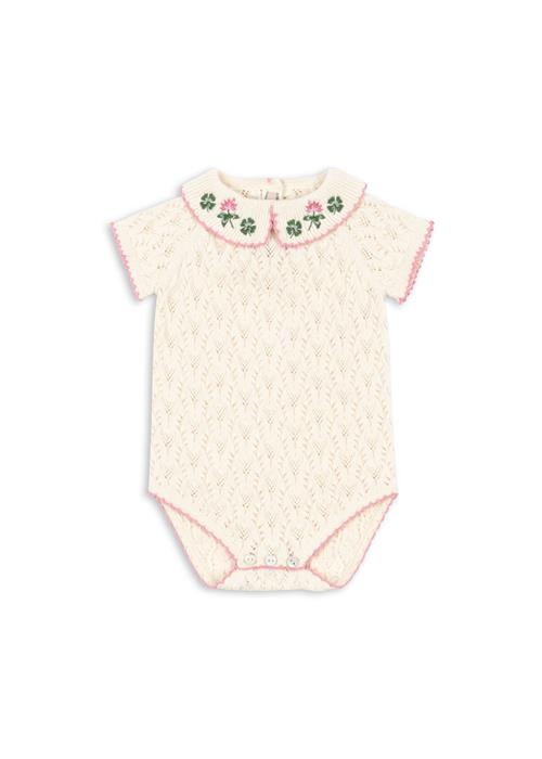 Konges Sløjd Rosier Romper Off White  Off White 3 months    3 måneder  kvinde