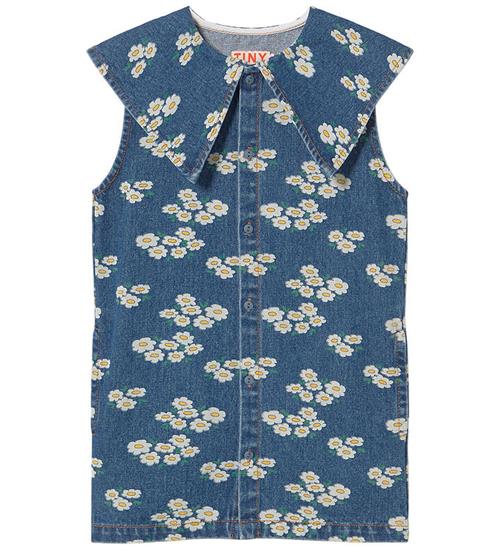 Tiny Cottons Kjole - Blossom - Medium Wash Denim