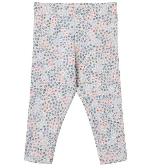 Wheat Leggings - Jules - Powder Blue Flowers