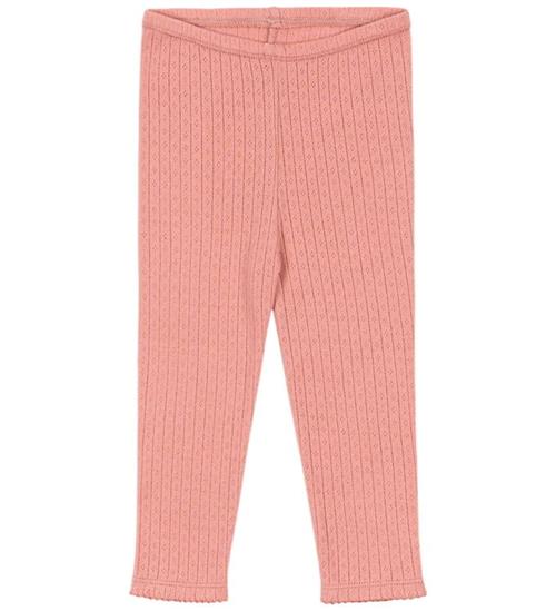 Konges Sløjd Leggings - Hulmønster - Minnie - Rosette