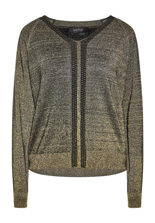usha BLACK LABEL Pullover  guld / sort