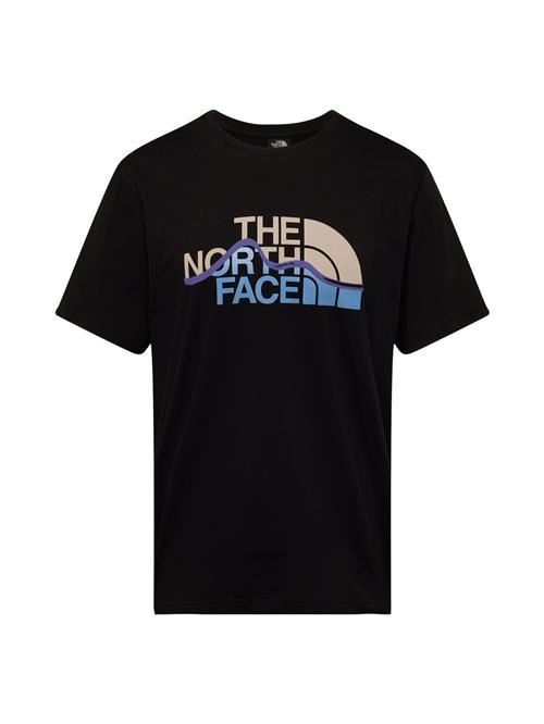 THE NORTH FACE Bluser & t-shirts 'Mountain Line'  beige / blå / lilla / sort