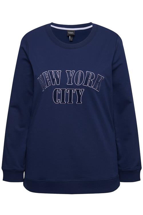 Ulla Popken Sweatshirt  navy / sølvgrå