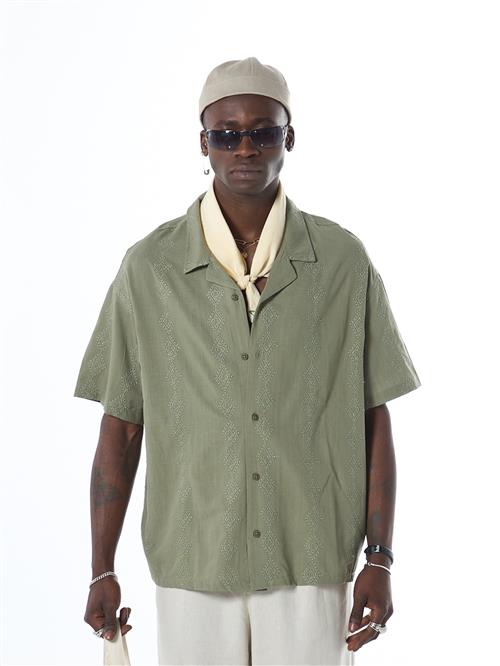 VAMOS CLO Skjorte  khaki