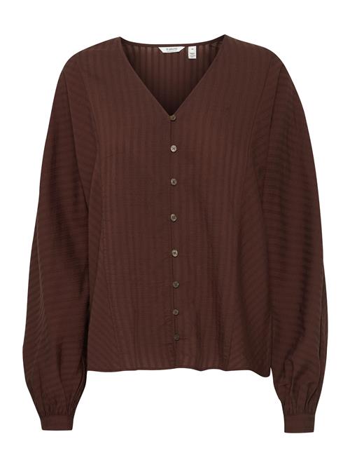 b.young Bluse  mørkebrun