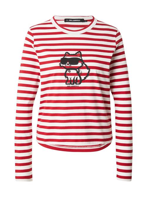 Karl Lagerfeld Shirts 'IKON'  rød / sort / hvid