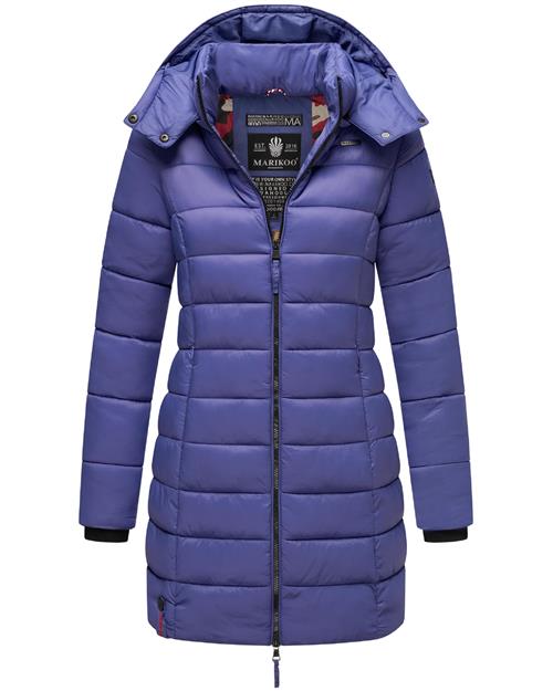 Se MARIKOO Vinterfrakke 'Abendsternchen'  mørkelilla hos About You