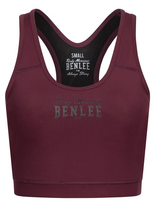Benlee Sports-BH 'Kembley'  antracit / mørkerød