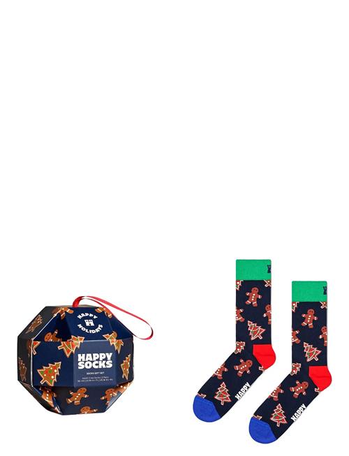 Happy Socks | 1-Pack Gingerbread Cookies Socks Gift Set | 36-40
