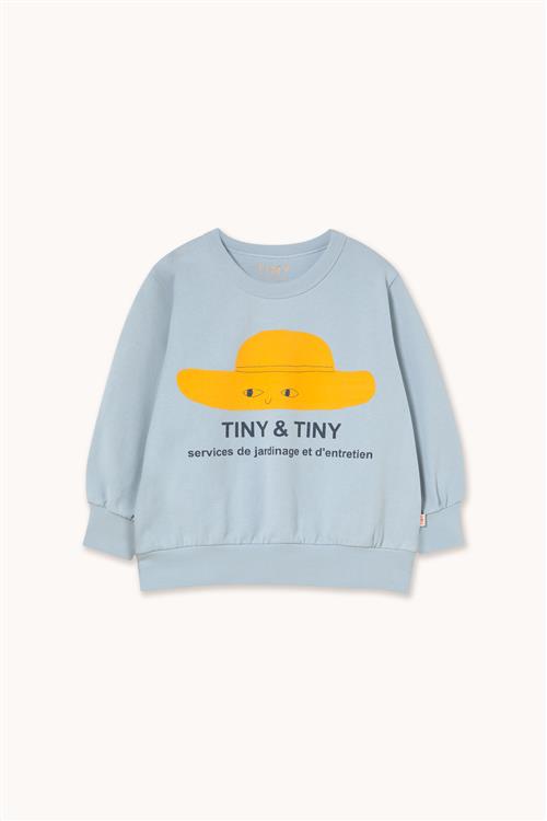 Tinycottons Tiny Hat Graphic Sweatshirt Washed Blue  Washed Blue 3 Y  Blå  3 år  mand