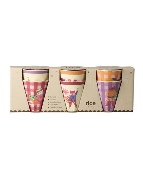 RICE 6-pak Lille Kop Pink  Pink  S  Lyserød  S  unisex