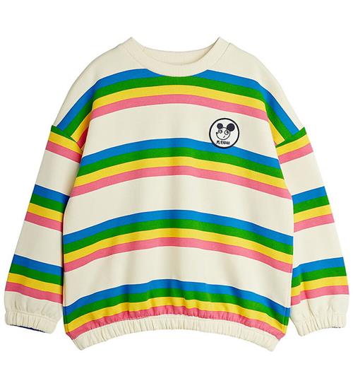 Mini Rodini Sweatshirt - Ritzratz Stripe - Multifarvet