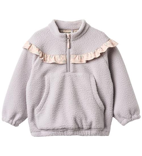 Wheat Fleecetrøje - Teddy - Rayao - Lavender Rain