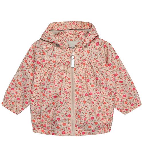 Minymo Sommerjakke - Peach Whip m. Blomster