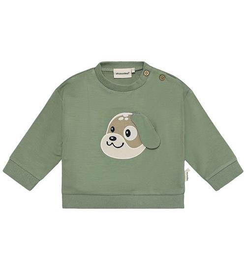 Minymo Sweatshirt - Lily Pad m. Hund