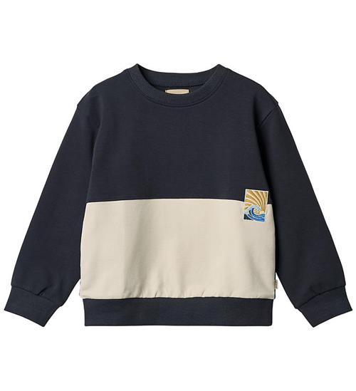 Se Wheat Sweatshirt - Steff - Navy hos KidsWorld