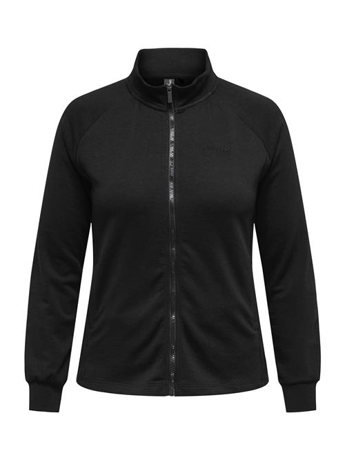 Only Play Curvy Sportssweatjakke  sort