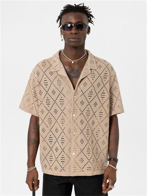 VAMOS CLO Skjorte  beige