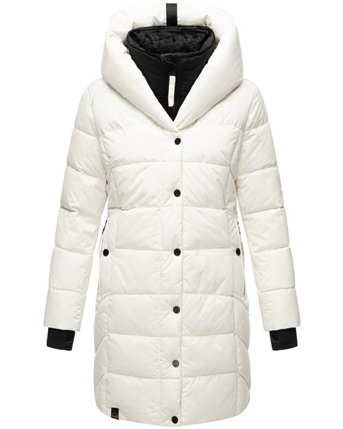 NAVAHOO Vinterfrakke 'Knutschilein'  sort / offwhite
