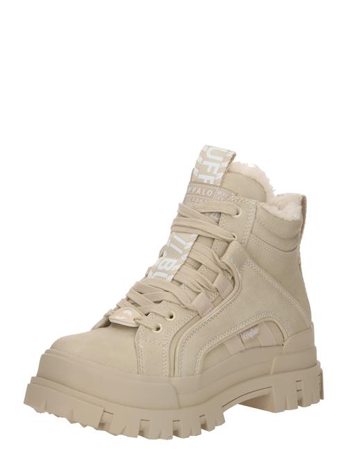 BUFFALO Snørestøvletter 'Aspha'  beige