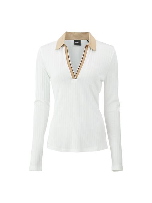 BOSS Shirts 'Elanny'  camel / sort / hvid