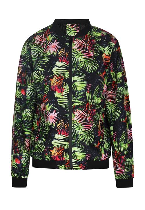 Mo ATHLSR Overgangsjakke  mørkegrøn / orange / pink / sort