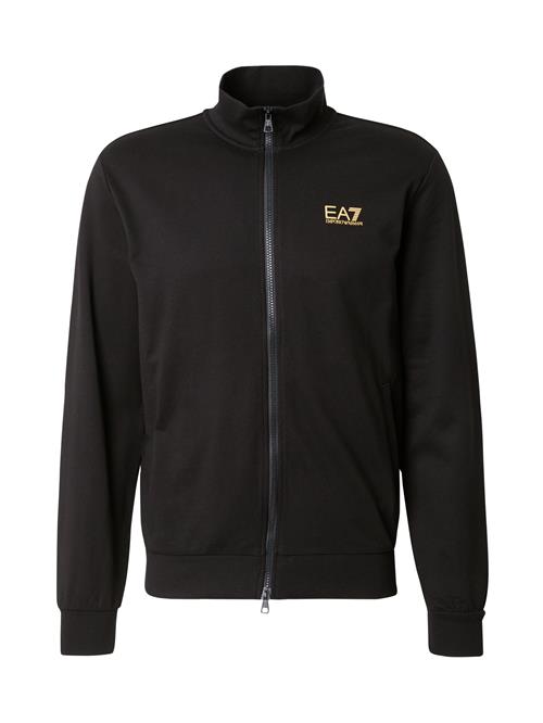 EA7 Emporio Armani Sweatjakke  honning / sort