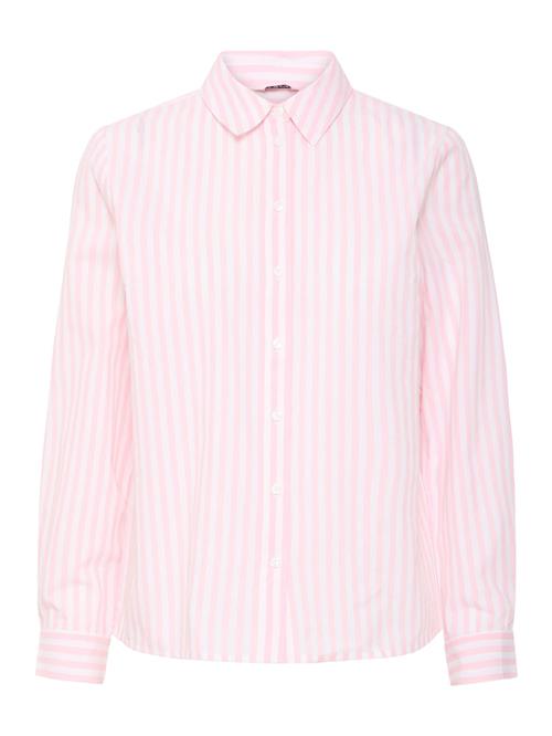 b.young Bluse ' BYHETILA SHIRT 2 - '  lyserød / hvid