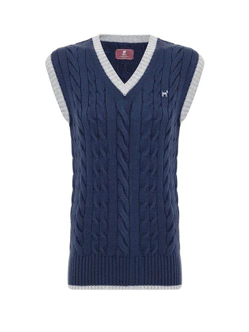 Williot Pullover  mørkeblå / grå-meleret