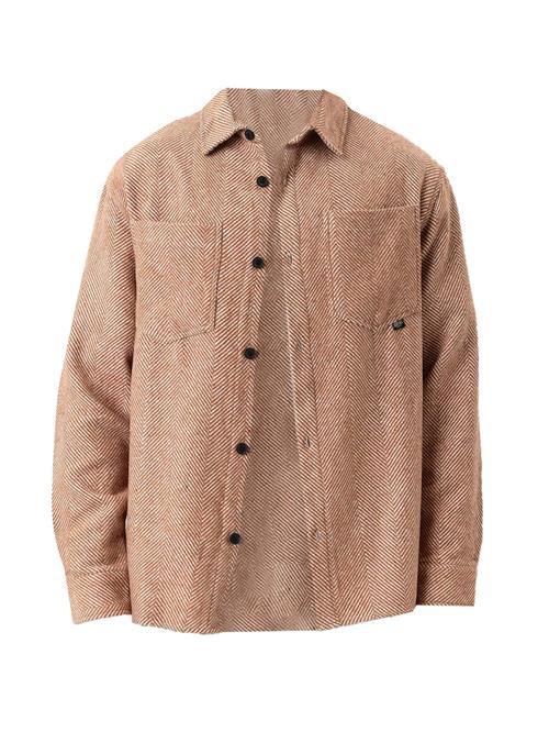 Dandalo Skjorte  camel / hvid