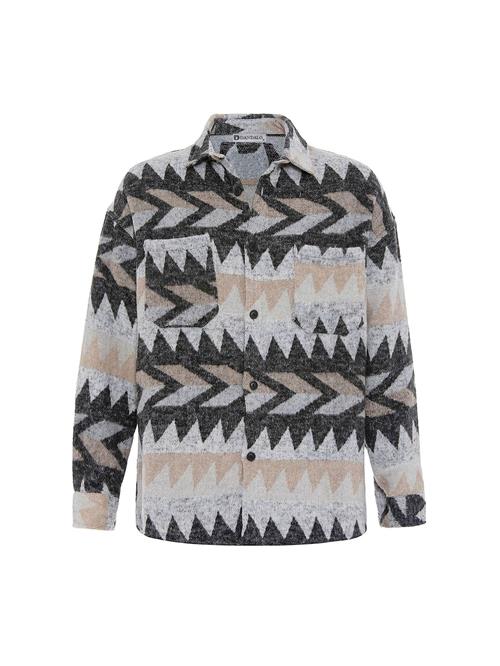 Dandalo Skjorte  mørkebeige / stone / grå-meleret / sort