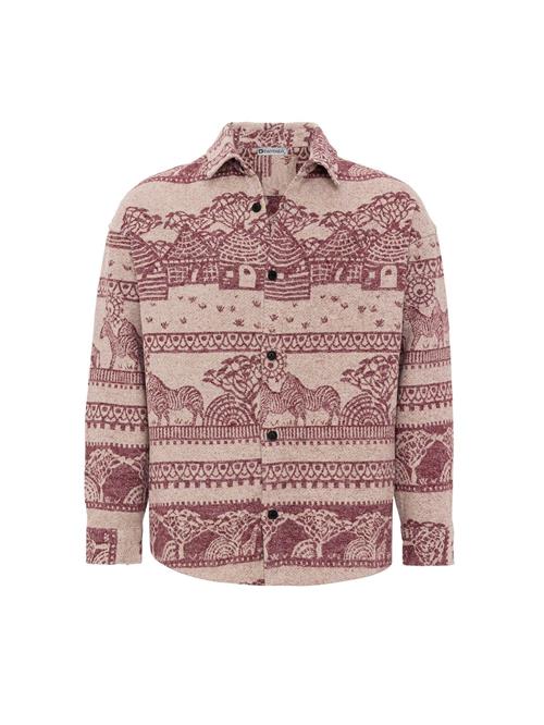 Dandalo Skjorte  taupe / rød