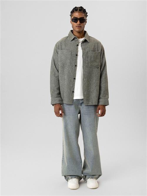 Dandalo Skjorte  mørkegrøn / hvid