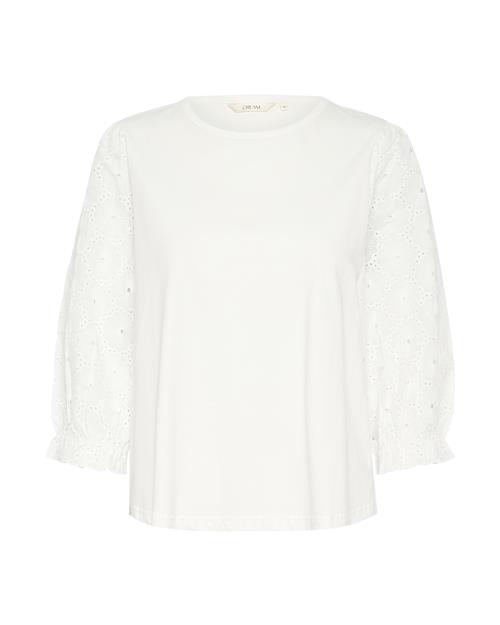 Cream Bluse  æggeskal