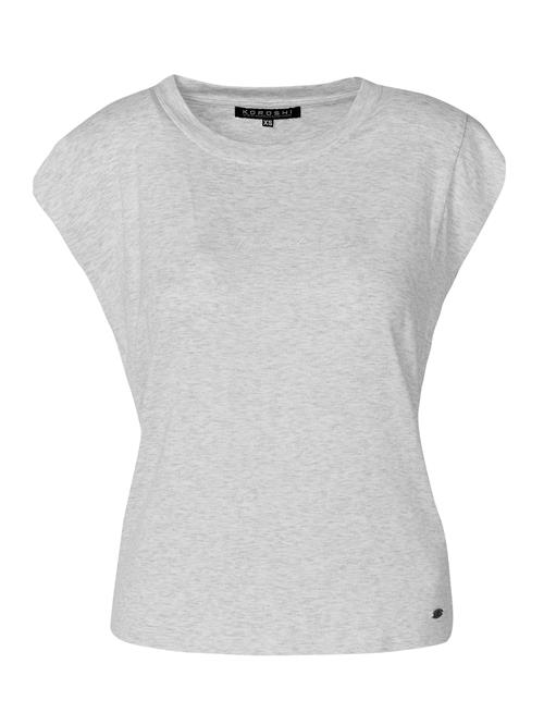 KOROSHI Shirts  hvid-meleret