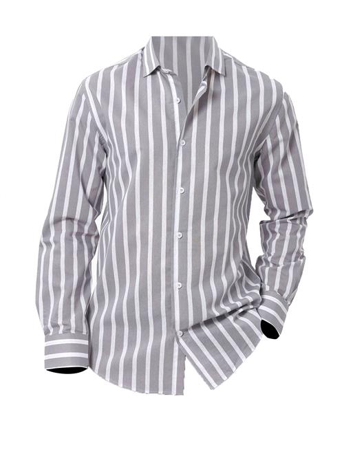 Antioch Skjorte  grå / hvid