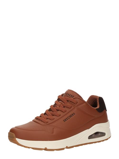 SKECHERS Sneaker low 'UNO - TAILORED AIR'  kastaniebrun / choko