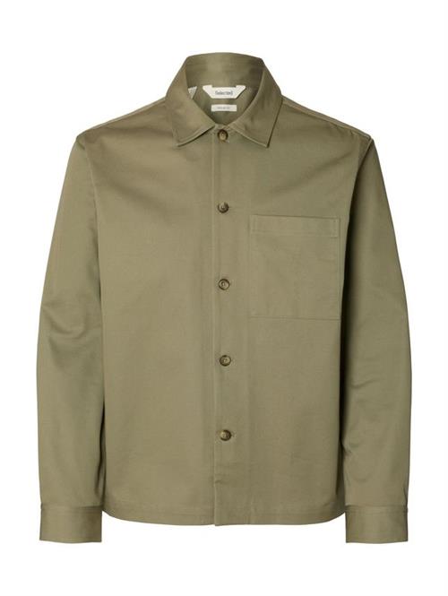 SLHTATE HEAVY TWILL OVERSHIRT LS