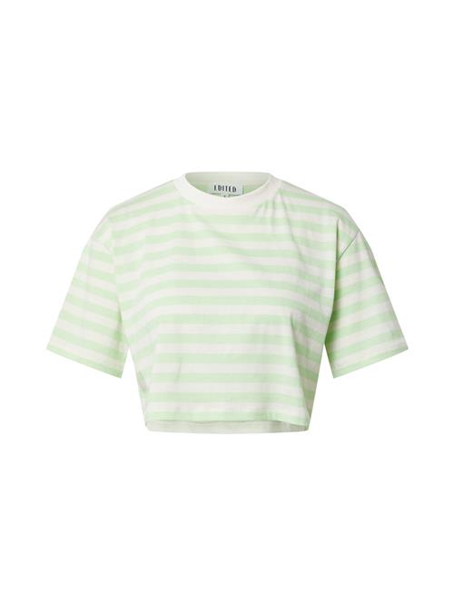 Se EDITED Shirts 'Devi'  grøn / hvid hos About You