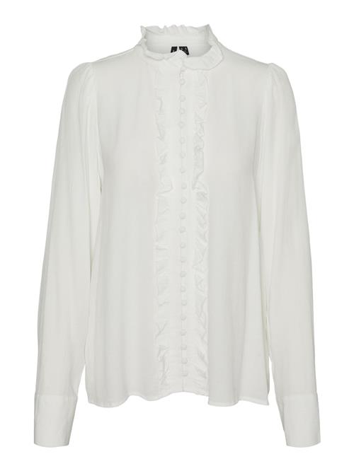 Se VERO MODA Bluse 'Sella'  hvid hos About You
