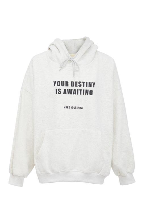 HOMEBASE Sweatshirt  lysegrå / sort