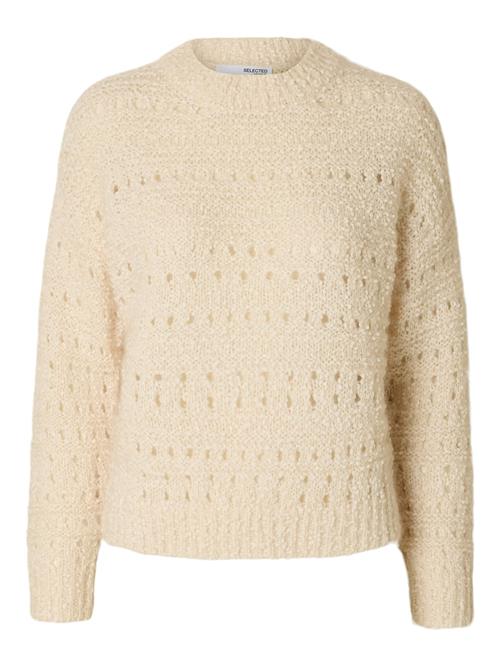 Se SELECTED Pullover 'SLFALFI LS'  creme hos About You