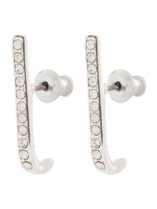 Pilgrim Øreringe  sølv / transparent