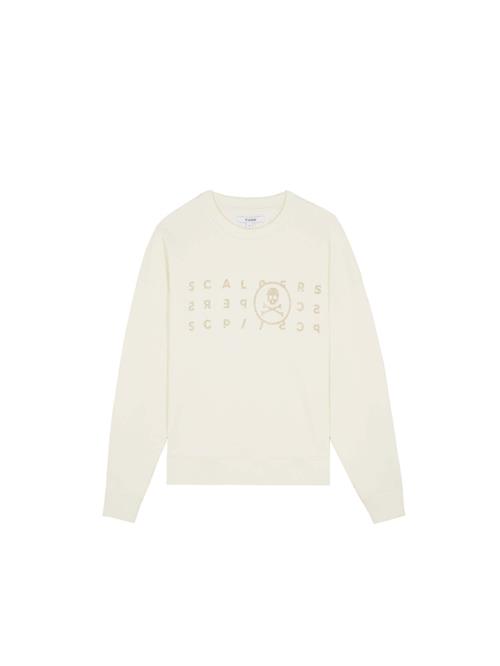 Se Scalpers Sweatshirt  ecru / guld hos About You